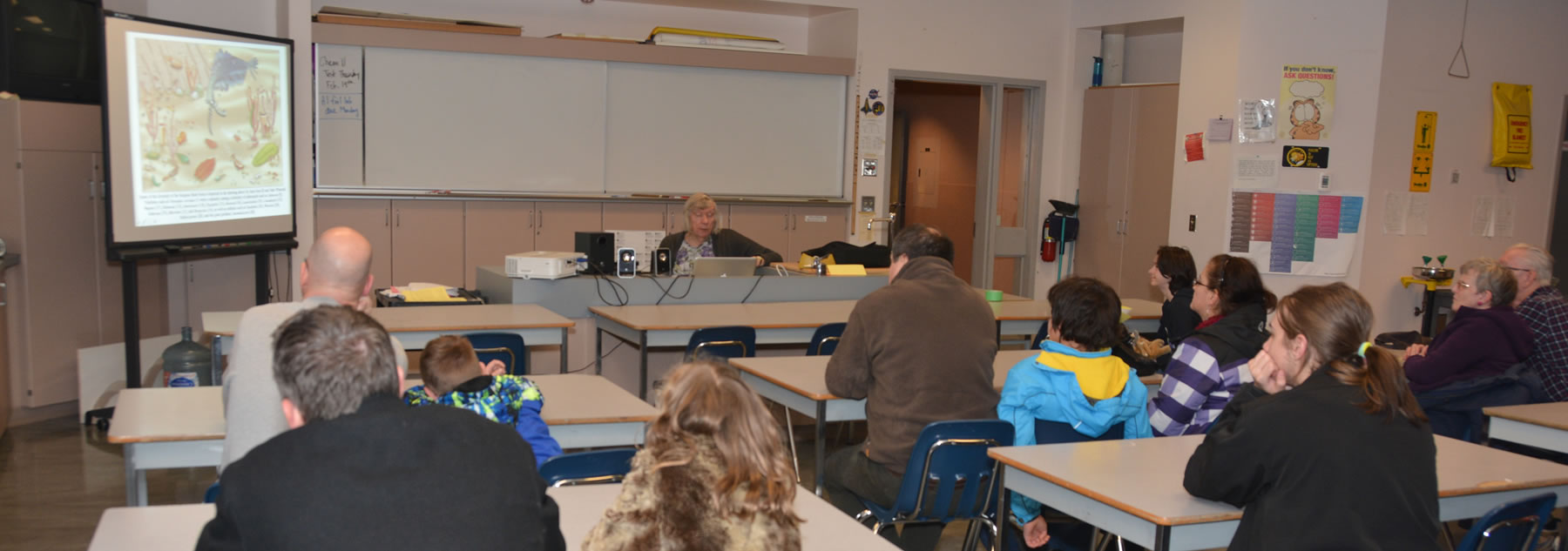 Burgess Shale Nights presentation for students and community members