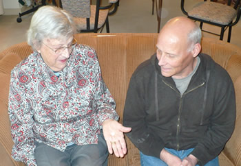 Marg Flanagan with Geoff Cameron