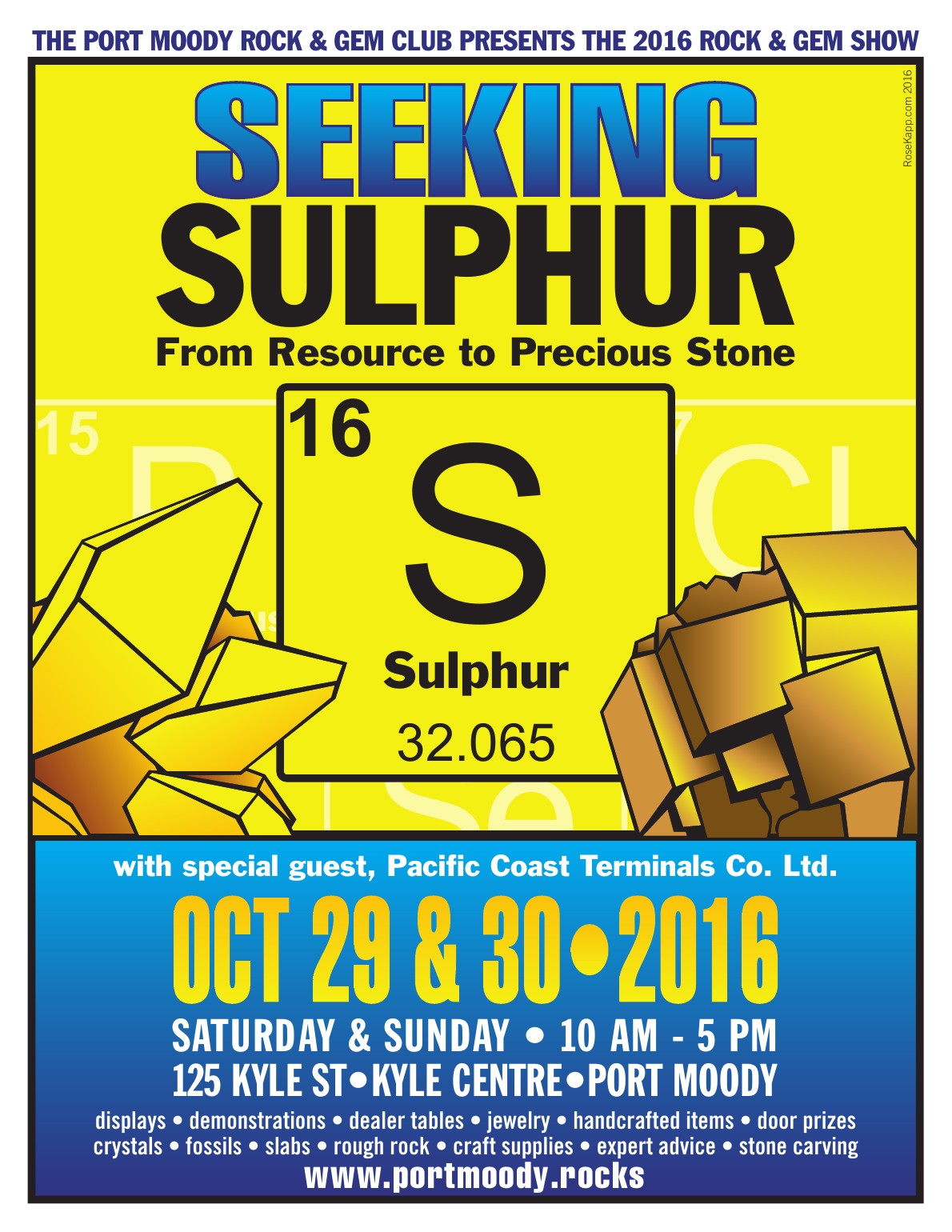 2016 Seeking Sulphur show poster