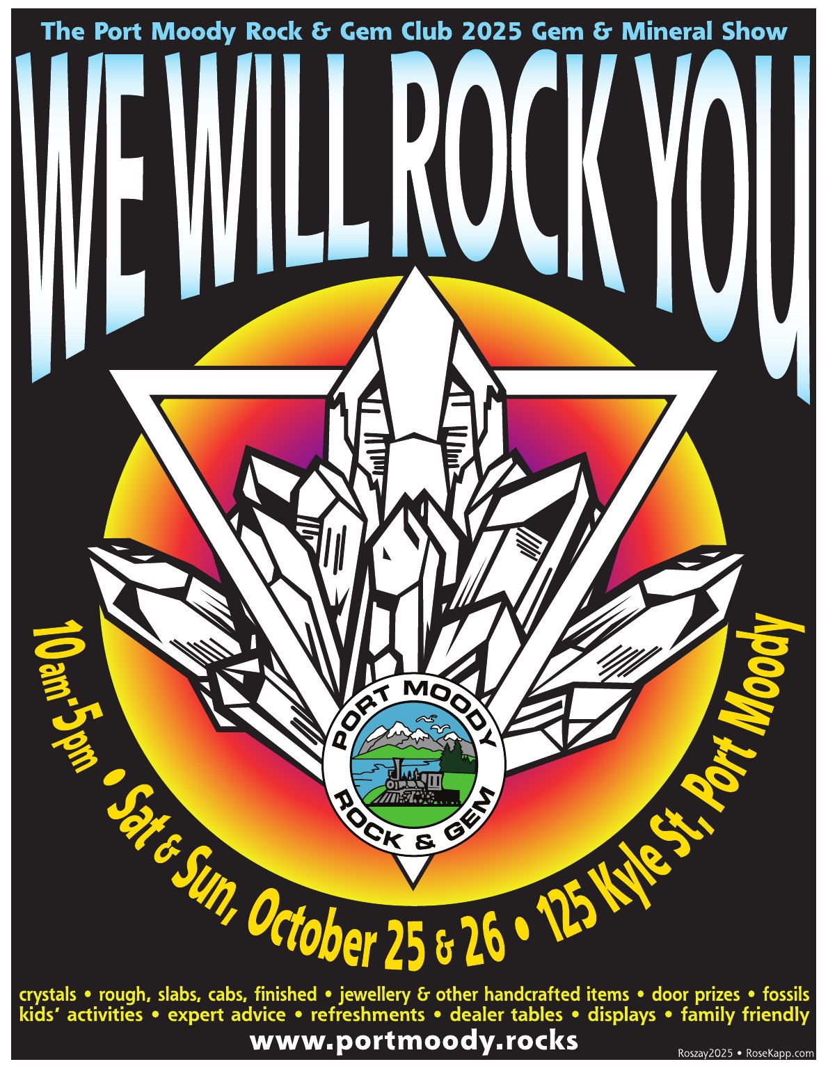 2025 We Will Rock You show poster